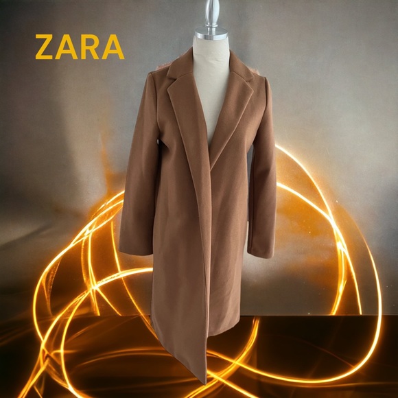 Zara Jackets & Blazers - ZARA NEW NWT SOFT CAMEL TAN JACKET COAT small
